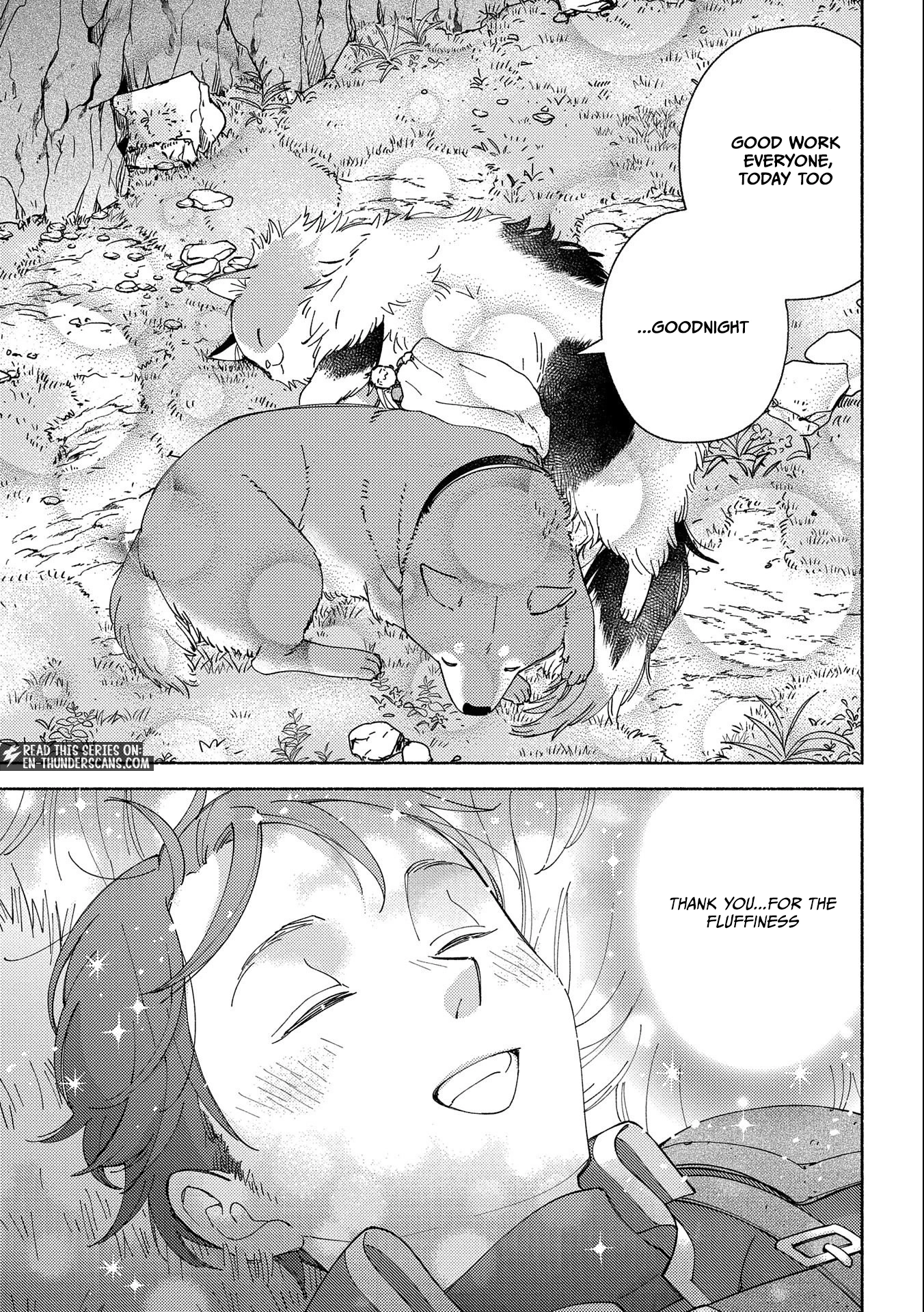 Mofumofu to Mukumuku to Isekai Hyouryuu Seikatsu ~Oishiu Gohan, Kami-sama, Kazoku-tsuki~ Chapter 5 page 25 - 