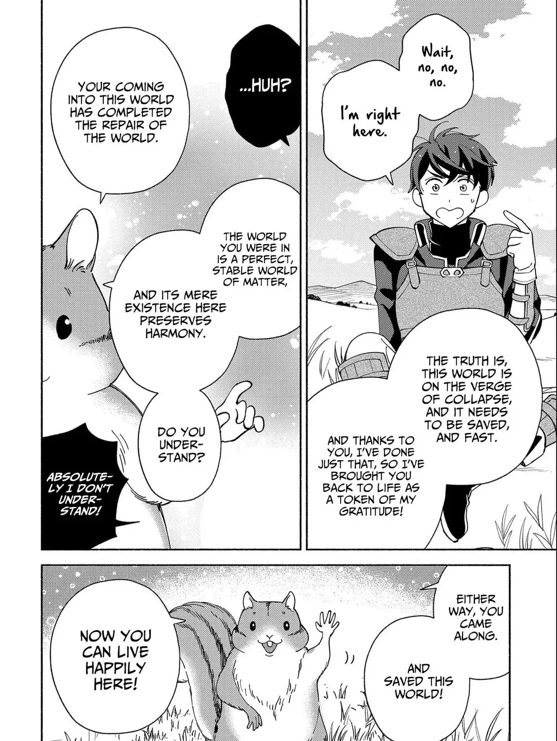 Mofumofu to Mukumuku to Isekai Hyouryuu Seikatsu Chapter 1.1 page 27 - 
