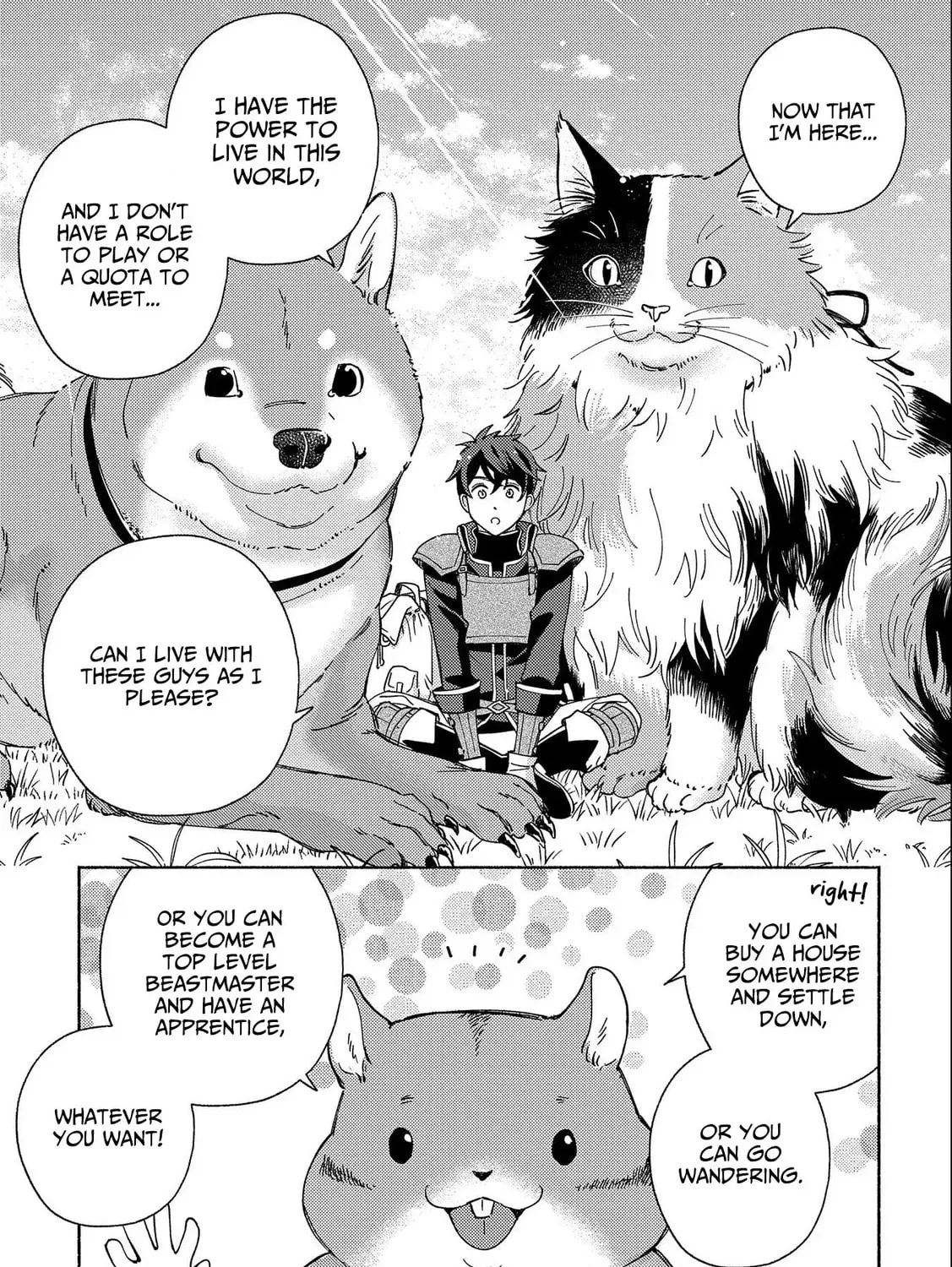 Mofumofu to Mukumuku to Isekai Hyouryuu Seikatsu Chapter 1.3 page 5 - 