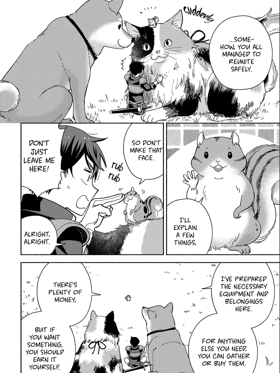 Mofumofu to Mukumuku to Isekai Hyouryuu Seikatsu Chapter 1 page 49 - 