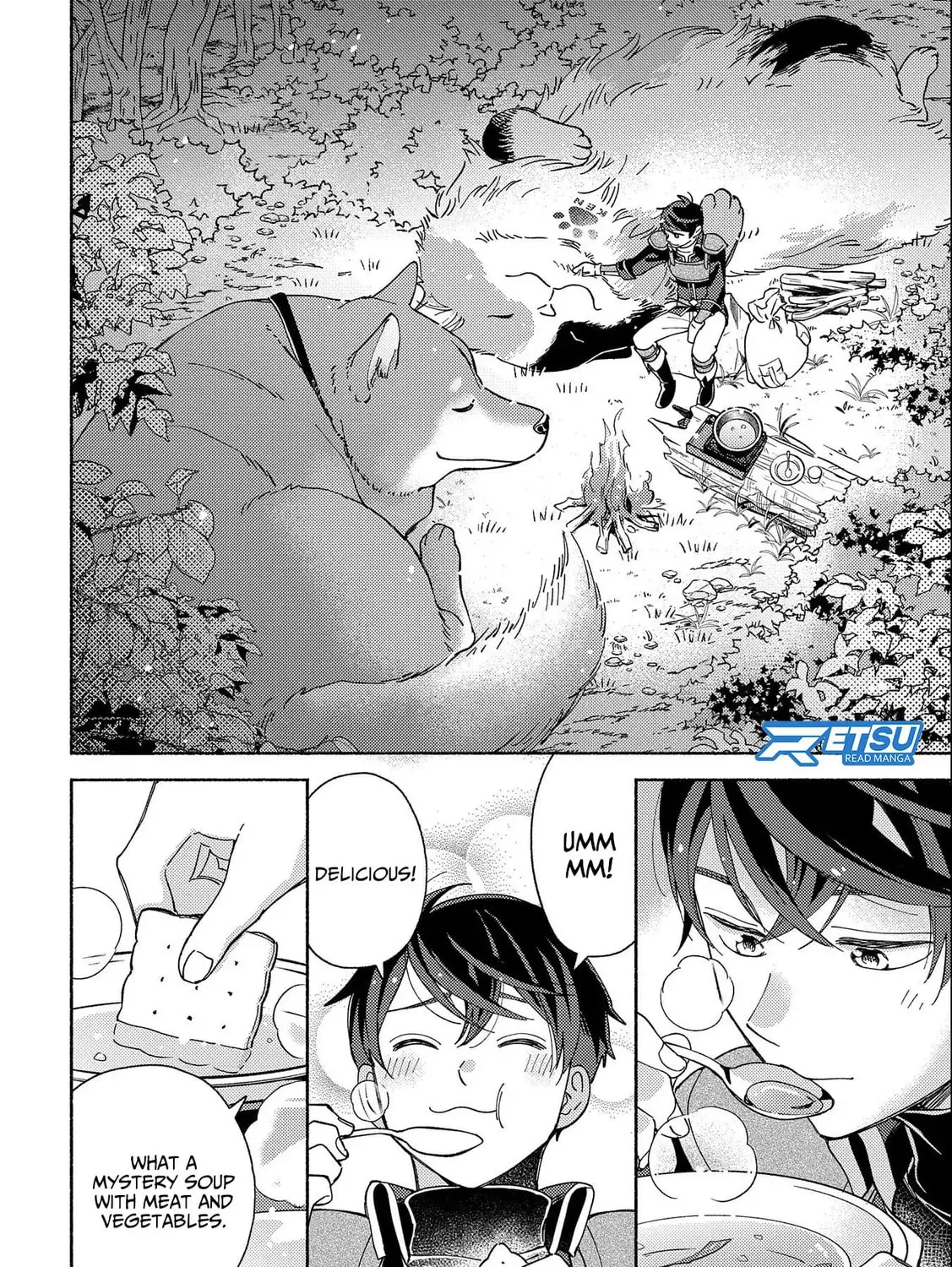 Mofumofu to Mukumuku to Isekai Hyouryuu Seikatsu Chapter 2.3 page 3 - 