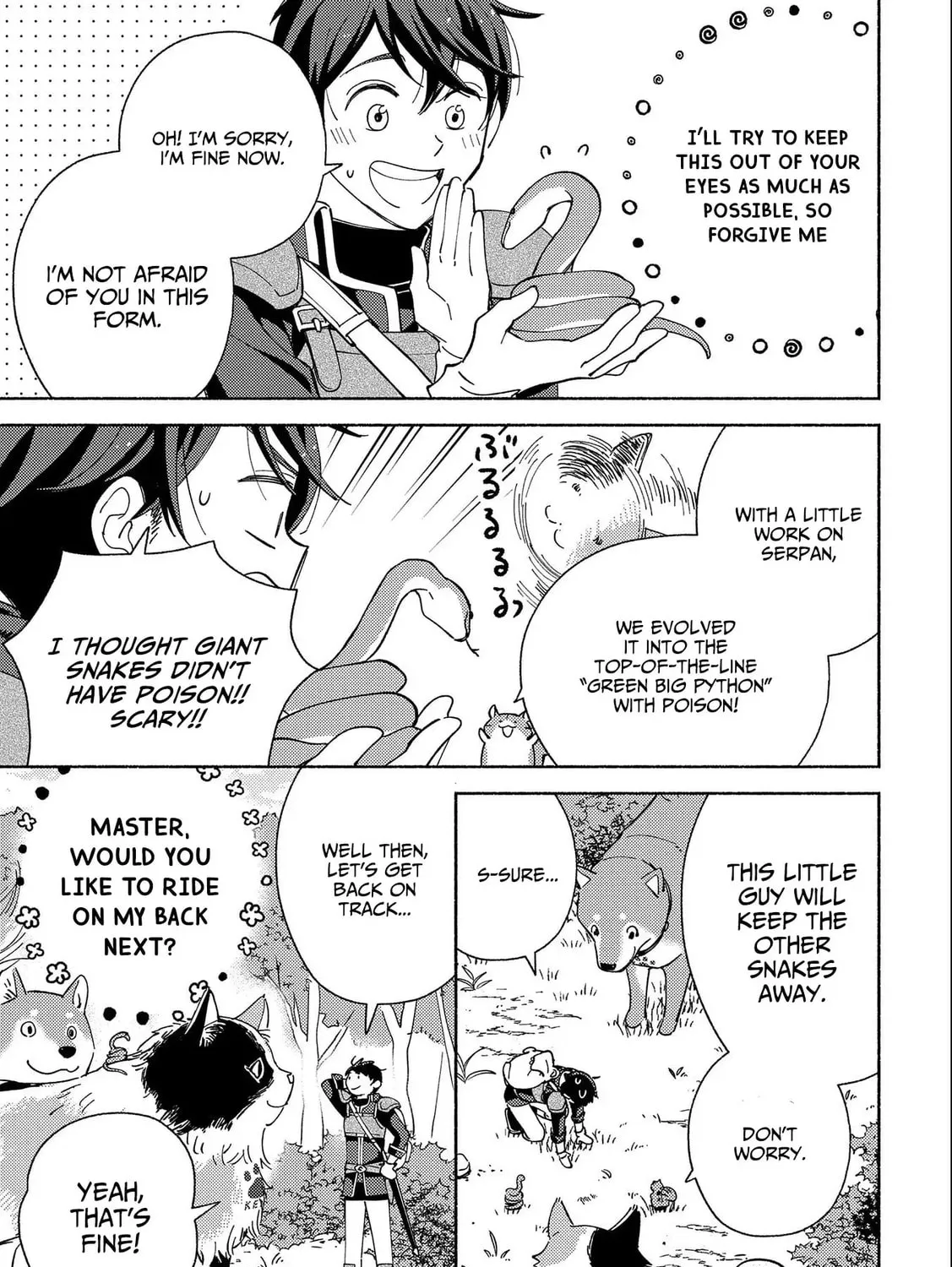 Mofumofu to Mukumuku to Isekai Hyouryuu Seikatsu Chapter 2.3 page 21 - 