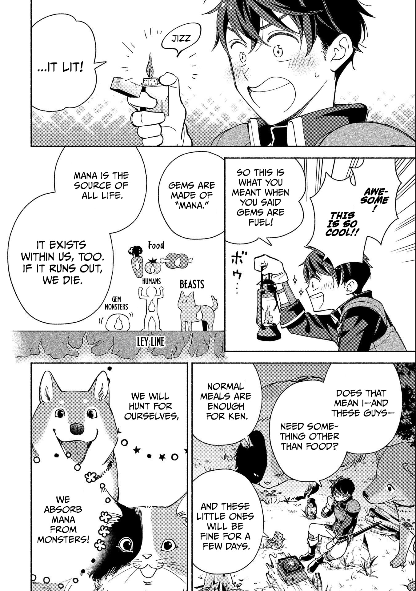 Mofumofu to Mukumuku to Isekai Hyouryuu Seikatsu Chapter 2 page 20 - 