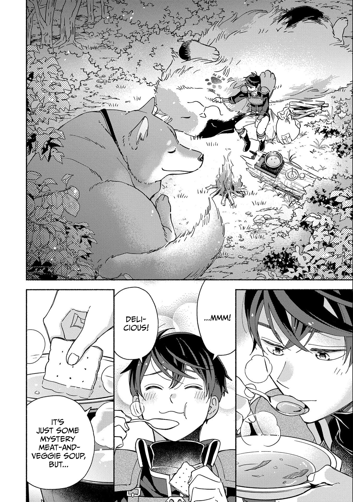 Mofumofu to Mukumuku to Isekai Hyouryuu Seikatsu Chapter 2 page 22 - 