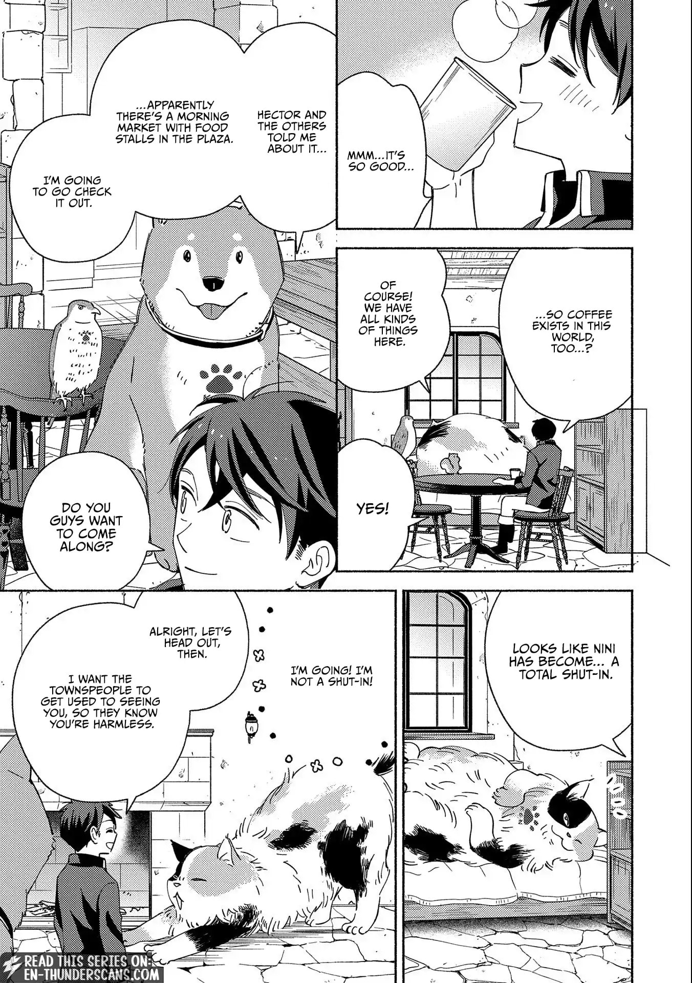 Mofumofu to Mukumuku to Isekai Hyouryuu Seikatsu Chapter 3 page 30 - 