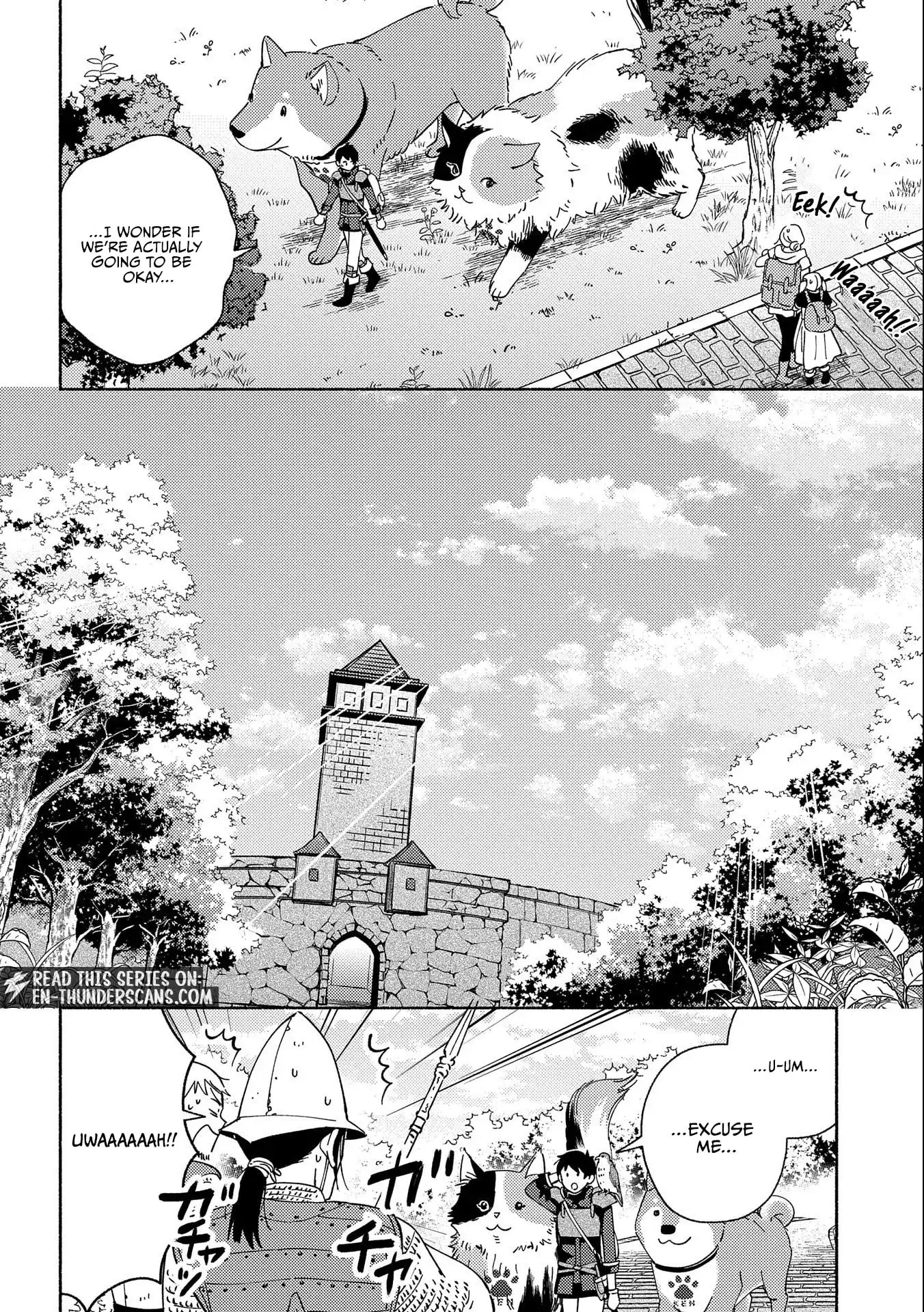 Mofumofu to Mukumuku to Isekai Hyouryuu Seikatsu Chapter 3 page 9 - 