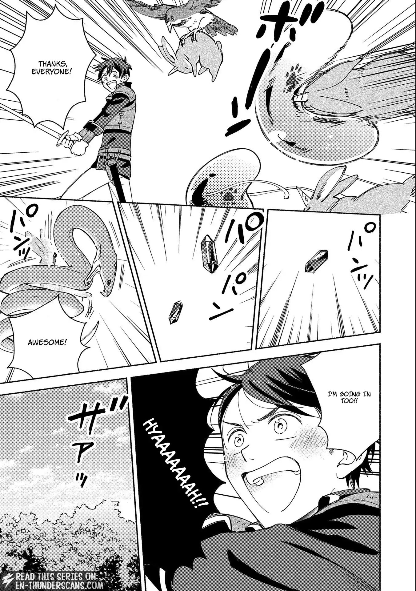 Mofumofu to Mukumuku to Isekai Hyouryuu Seikatsu Chapter 4 page 12 - 