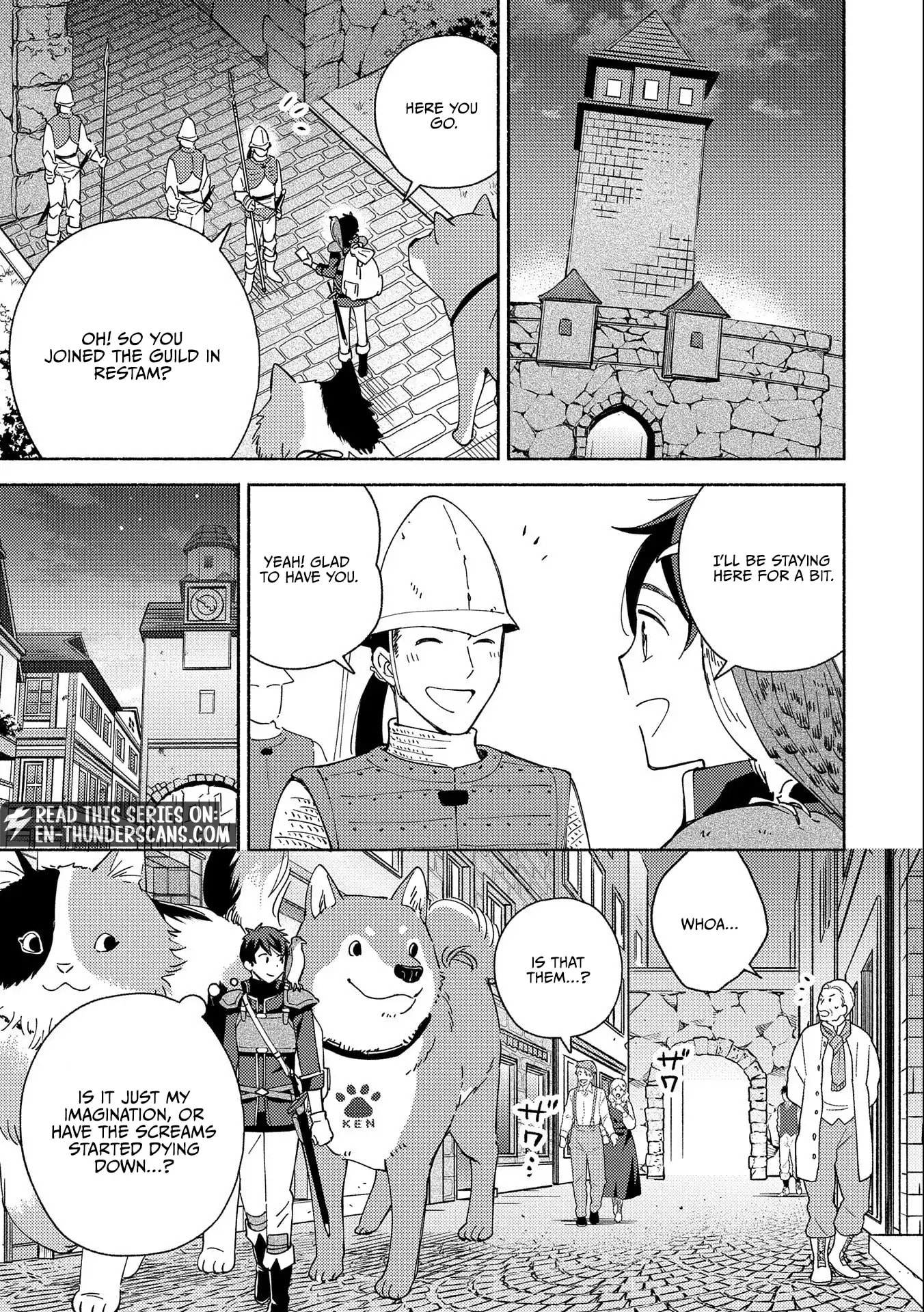 Mofumofu to Mukumuku to Isekai Hyouryuu Seikatsu Chapter 4 page 16 - 