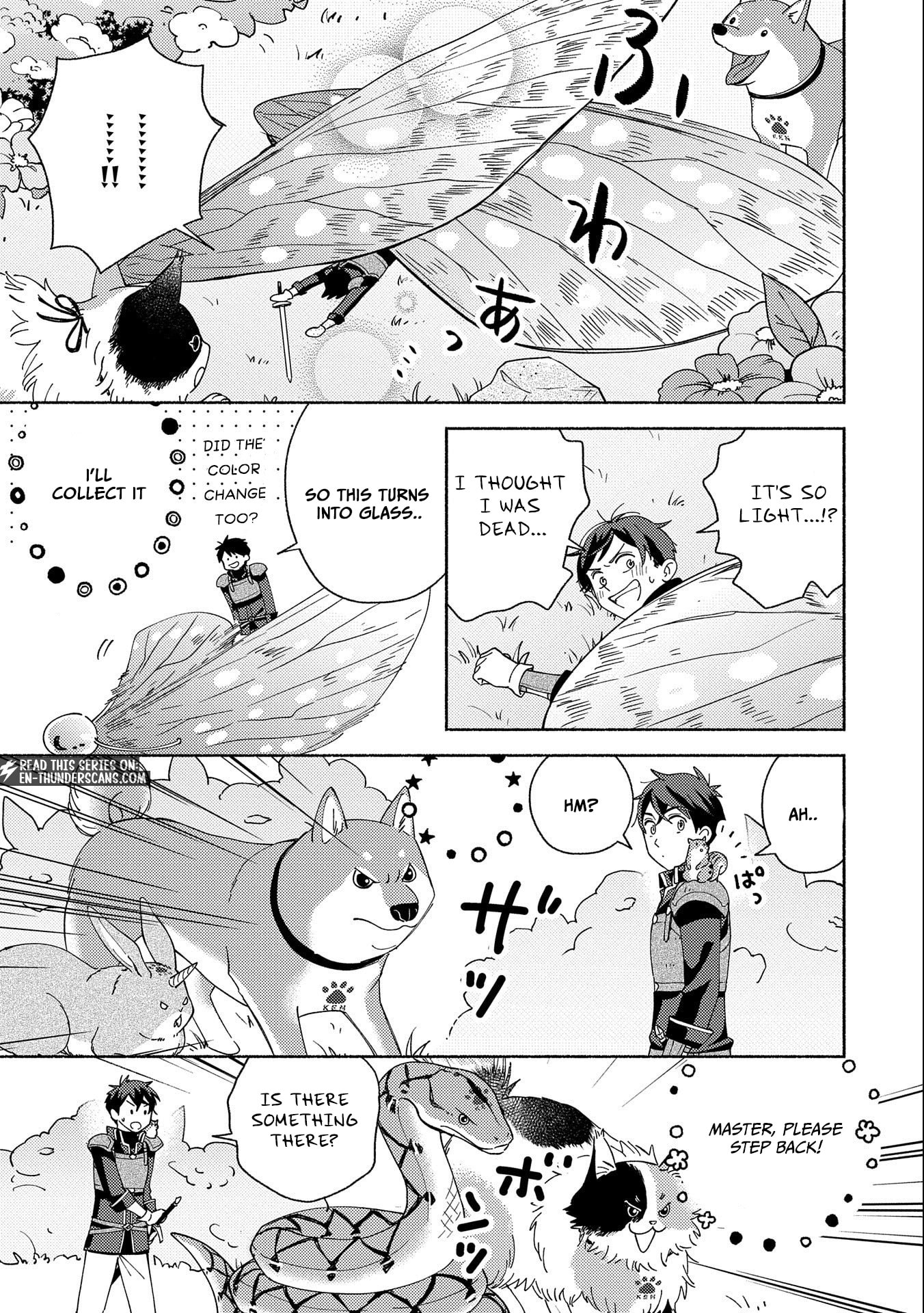 Mofumofu to Mukumuku to Isekai Hyouryuu Seikatsu Chapter 6 page 13 - 