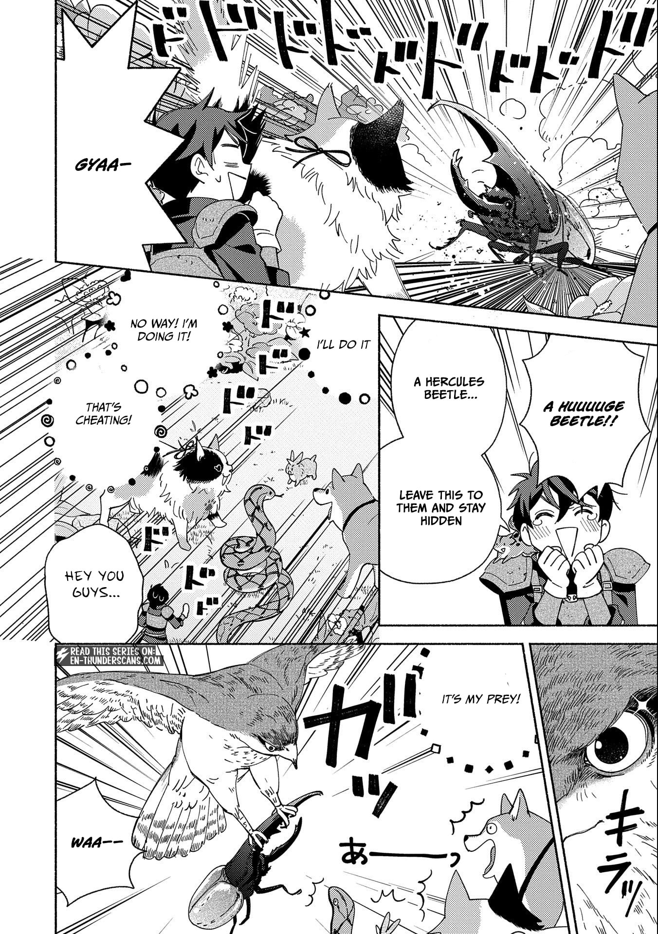 Mofumofu to Mukumuku to Isekai Hyouryuu Seikatsu Chapter 6 page 14 - 
