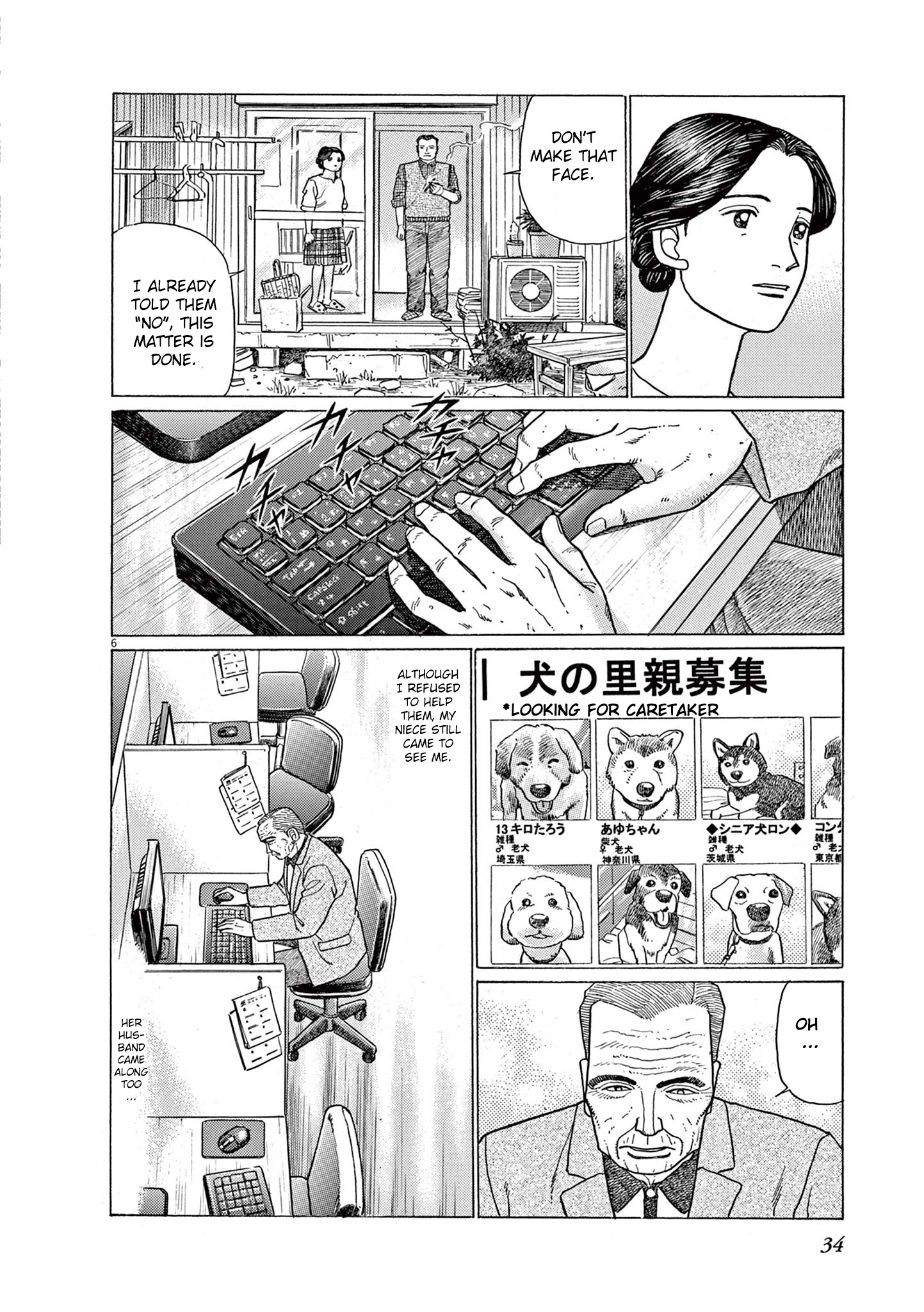 Momonoko: The last days of an old man and his beloved dog Chapter 2 page 6 - 