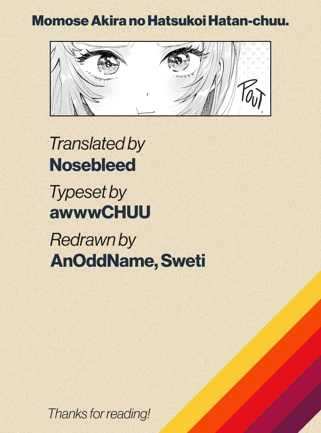 Momose Akira no Hatsukoi Hatan-chuu. Chapter 22 page 37 - 