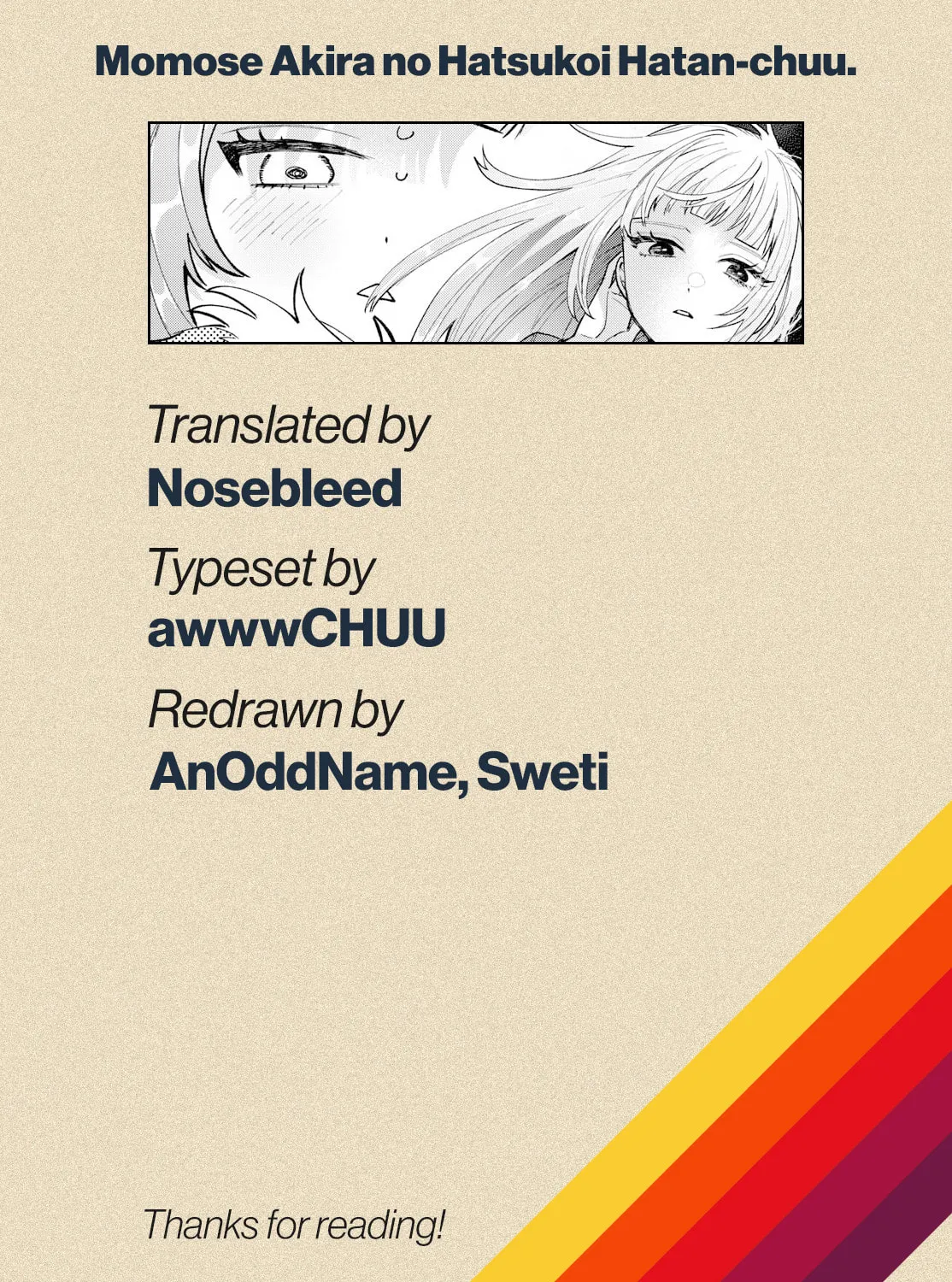 Momose Akira no Hatsukoi Hatan-chuu. Chapter 23 page 37 - 