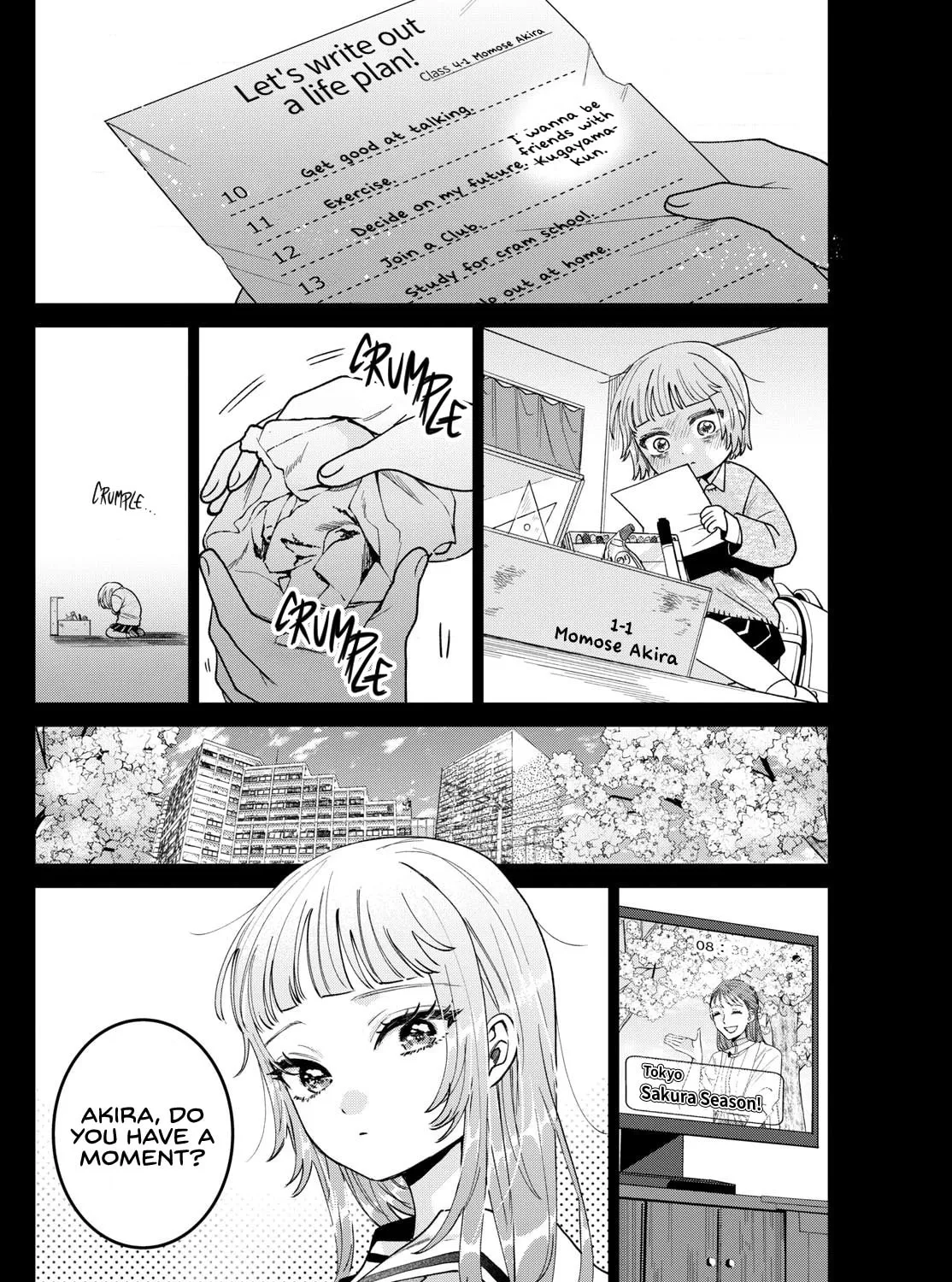 Momose Akira no Hatsukoi Hatan-chuu. Chapter 32 page 27 - 