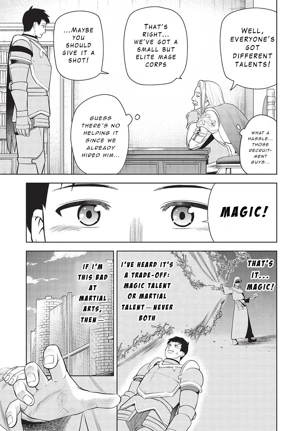 "Monban Yattero" to Iware 15-nen, Tsuttatteru Aida ni Ore no Maryoku ga 9999 (Saikyou) ni Sodattemashita Chapter 1 page 14 - 