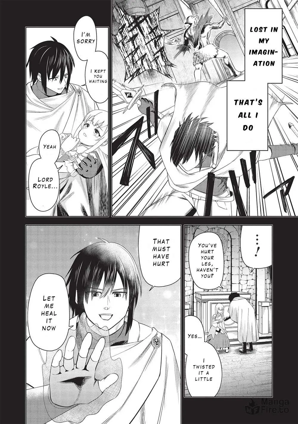 "Monban Yattero" to Iware 15-nen, Tsuttatteru Aida ni Ore no Maryoku ga 9999 (Saikyou) ni Sodattemashita Chapter 1 page 39 - 