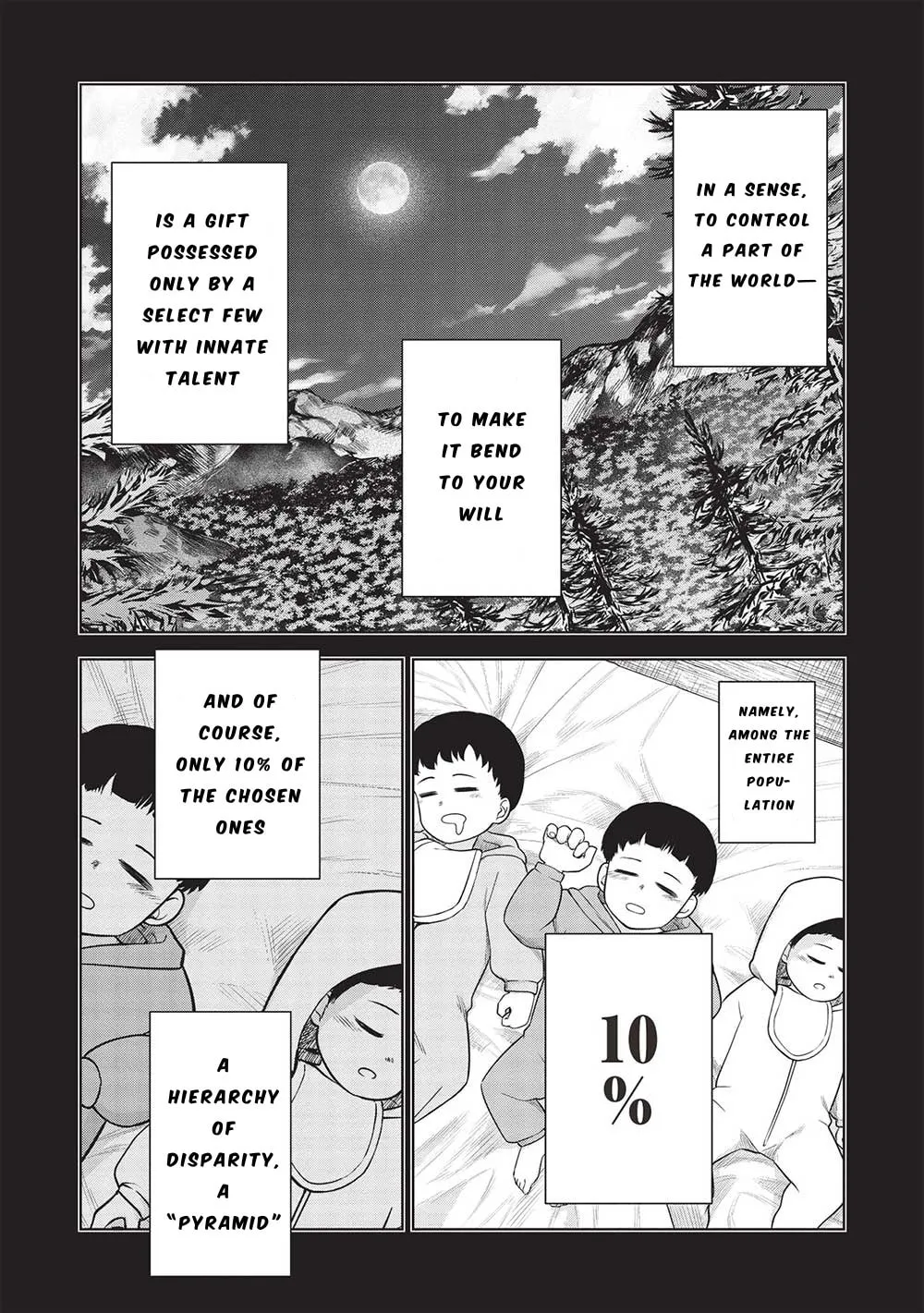 "Monban Yattero" to Iware 15-nen, Tsuttatteru Aida ni Ore no Maryoku ga 9999 (Saikyou) ni Sodattemashita Chapter 2 page 2 - 