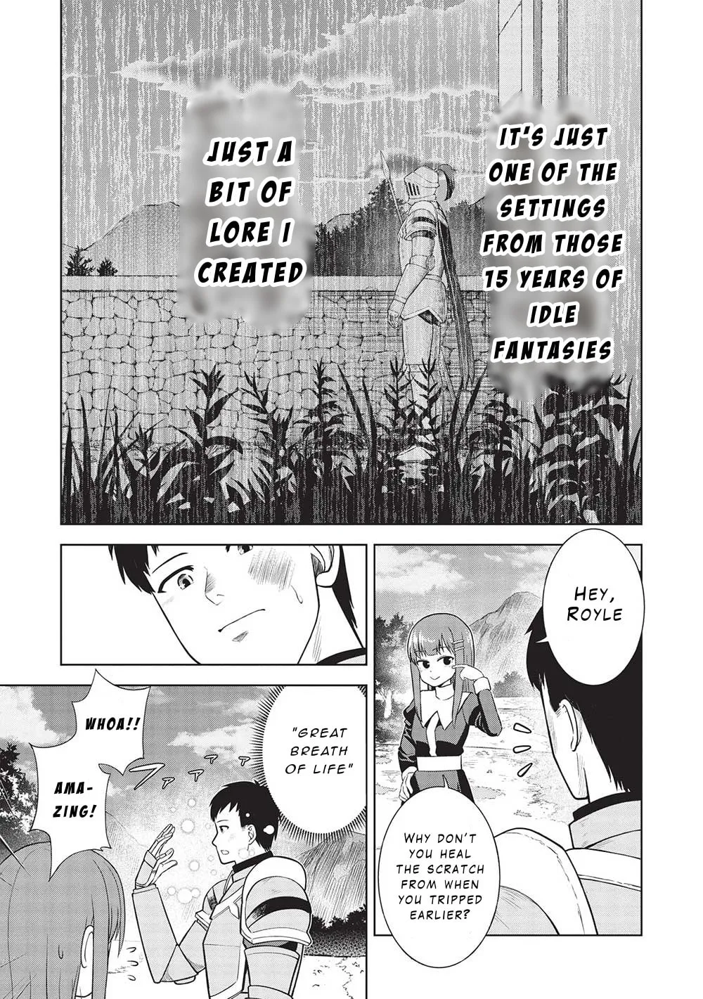 "Monban Yattero" to Iware 15-nen, Tsuttatteru Aida ni Ore no Maryoku ga 9999 (Saikyou) ni Sodattemashita Chapter 2 page 7 - 