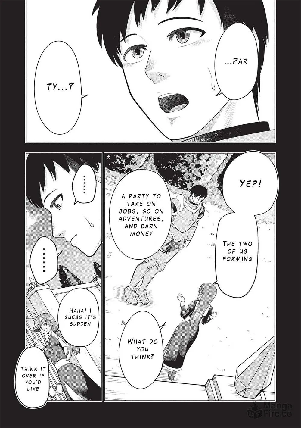 "Monban Yattero" to Iware 15-nen, Tsuttatteru Aida ni Ore no Maryoku ga 9999 (Saikyou) ni Sodattemashita Chapter 4 page 3 - 