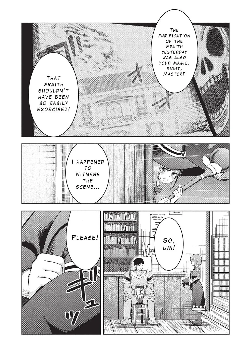 "Monban Yattero" to Iware 15-nen, Tsuttatteru Aida ni Ore no Maryoku ga 9999 (Saikyou) ni Sodattemashita Chapter 9 page 4 - 
