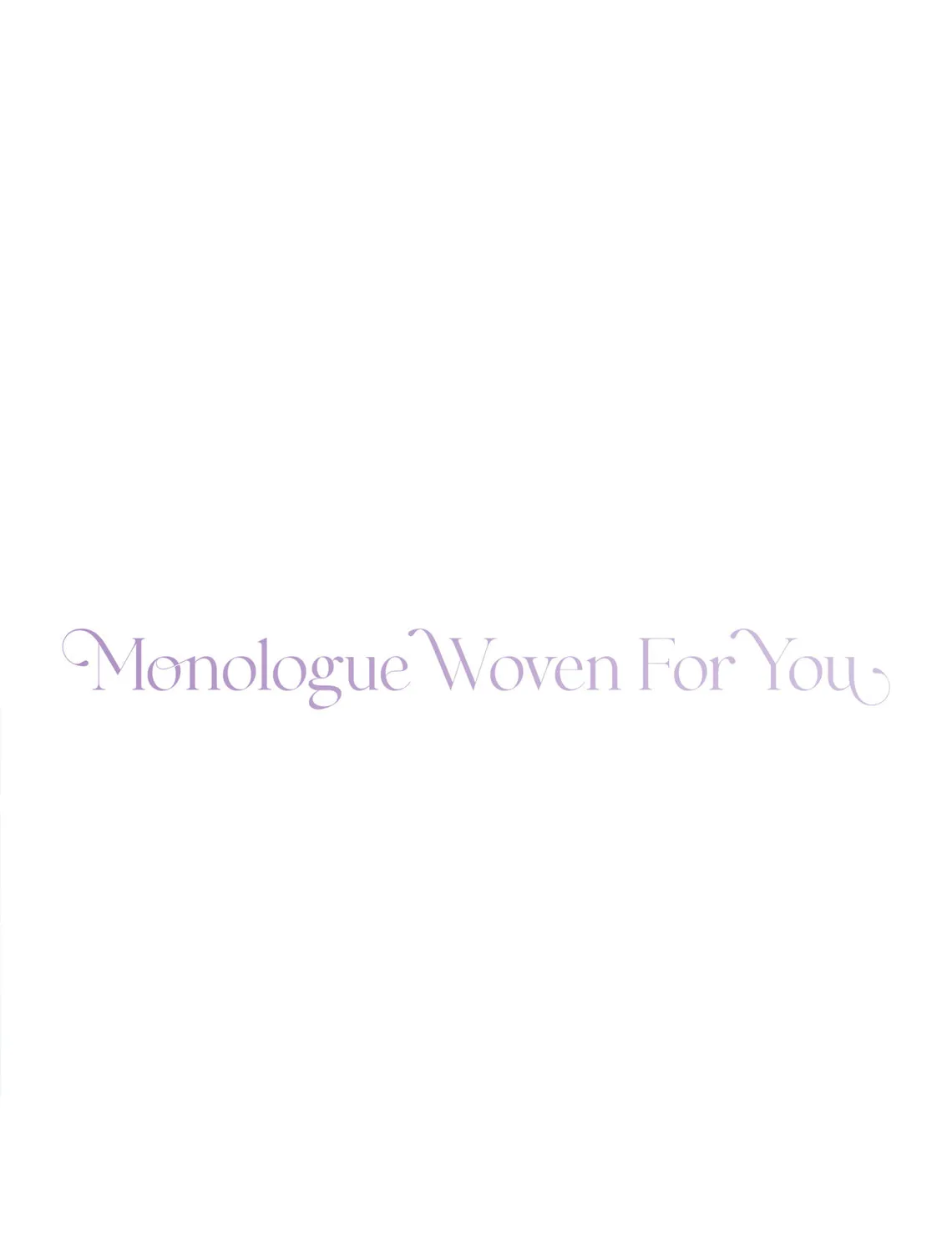 Monologue Woven For You (Colored) Chapter 4 page 55 - 
