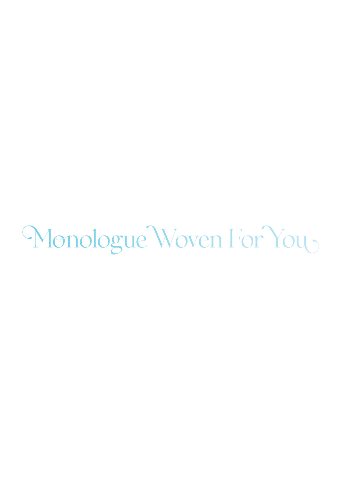 Monologue Woven For You (Colored) Chapter 5 page 19 - 