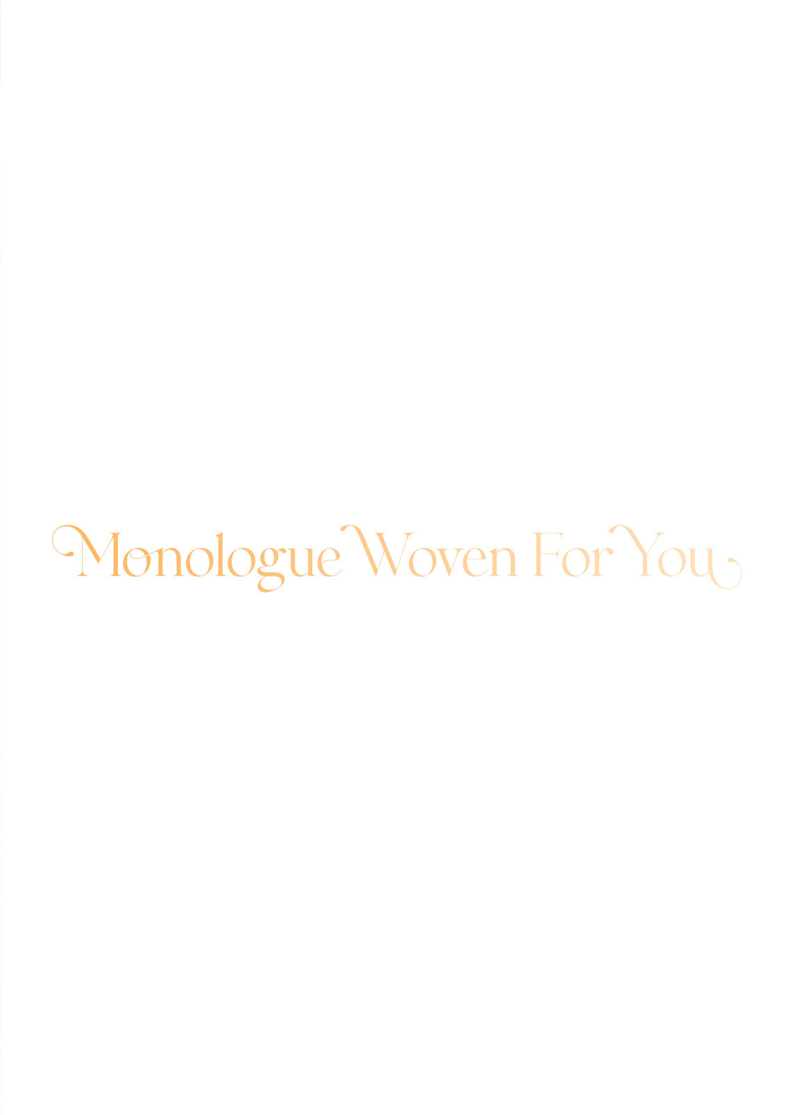 Monologue Woven For You (Colored) Chapter 8.2 page 14 - 