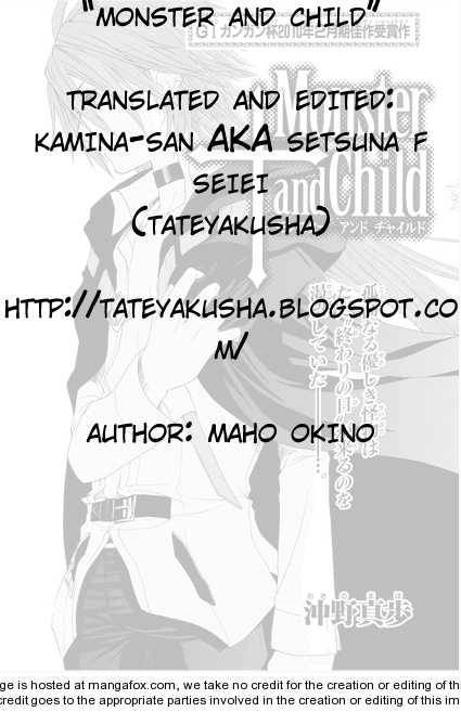 Monster and Child Chapter 1 page 1 - 