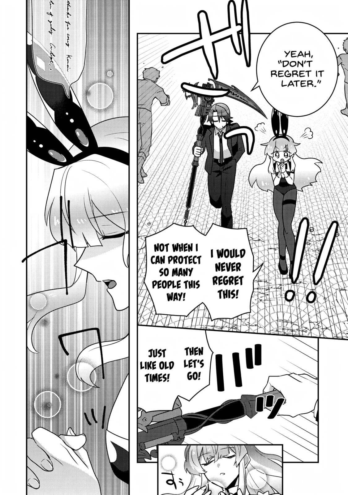 Moto Eiyuu wa Daitokai Saikyou no Benriya-san: Moto Seijo no Bunny Girl to Tomo ni Arayuru Trouble Kaiketsu Itashimasu Chapter 1 page 40 - 