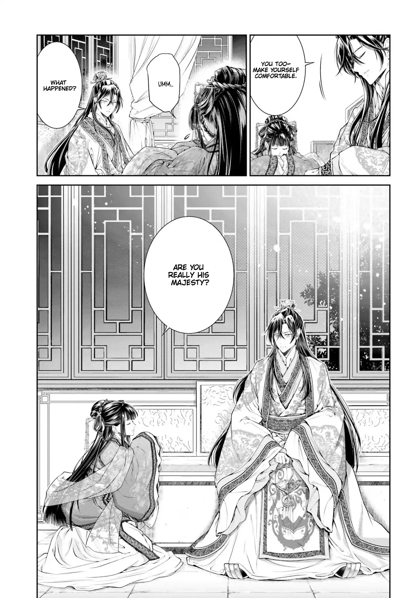 Moumoku no Orihime wa Koukyuu de Koutei to no Koi wo Tsumugu Chapter 3.1 page 5 - 