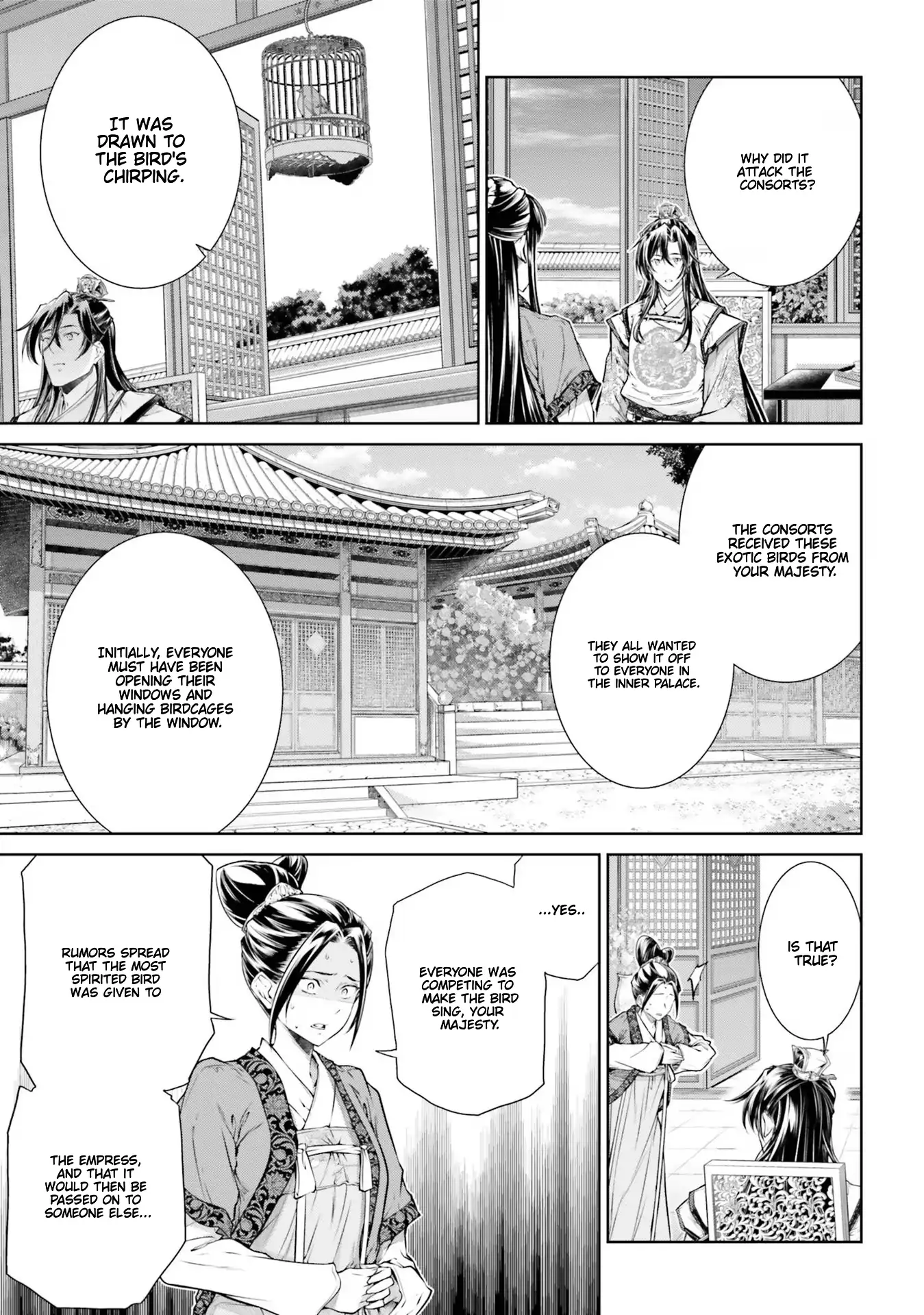 Moumoku no Orihime wa Koukyuu de Koutei to no Koi wo Tsumugu Chapter 3.2 page 20 - 