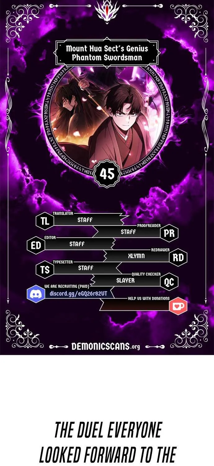 Mount Hua Sect’s Genius Phantom Swordsman Chapter 45 page 1 - 