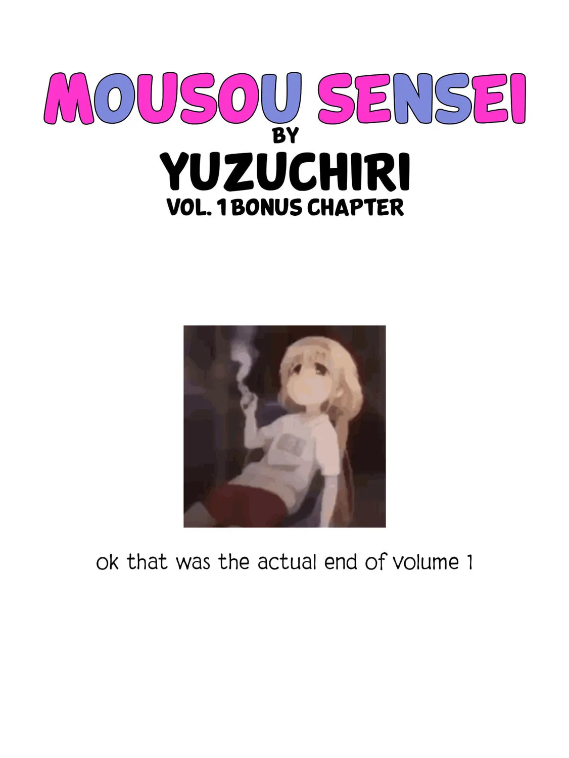 Mousou Sensei Chapter 14.5 page 21 - 