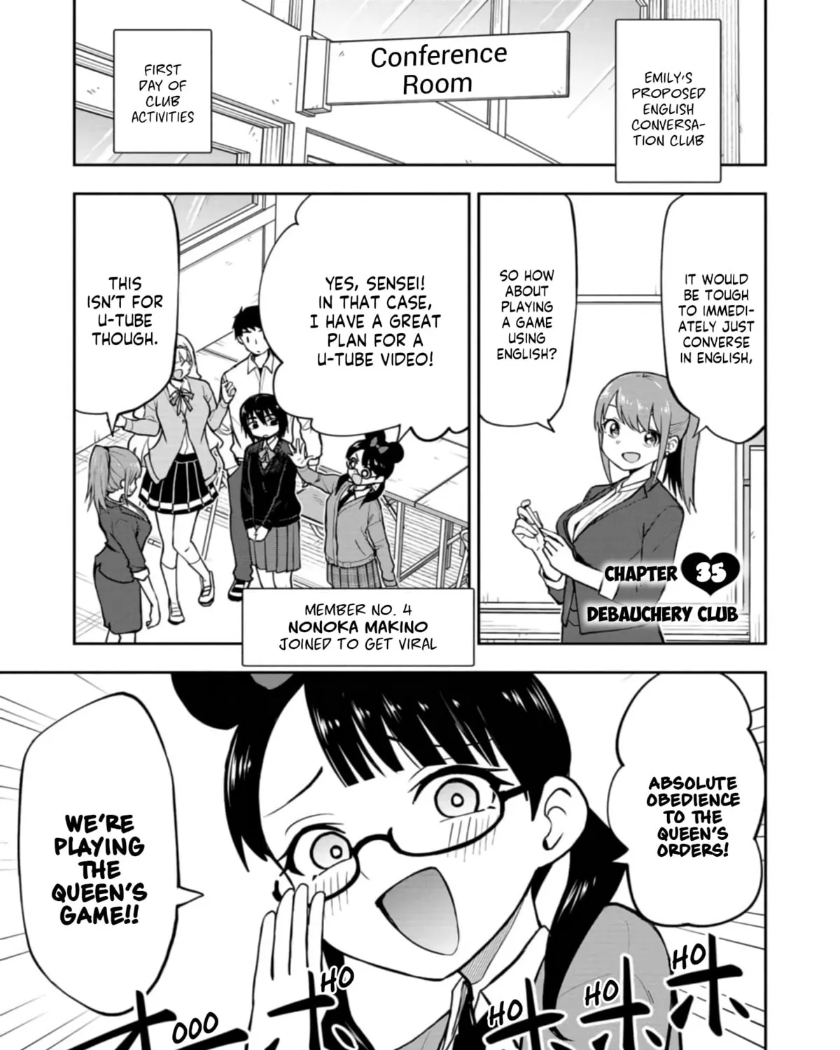 Mousou Sensei Chapter 35 page 1 - 
