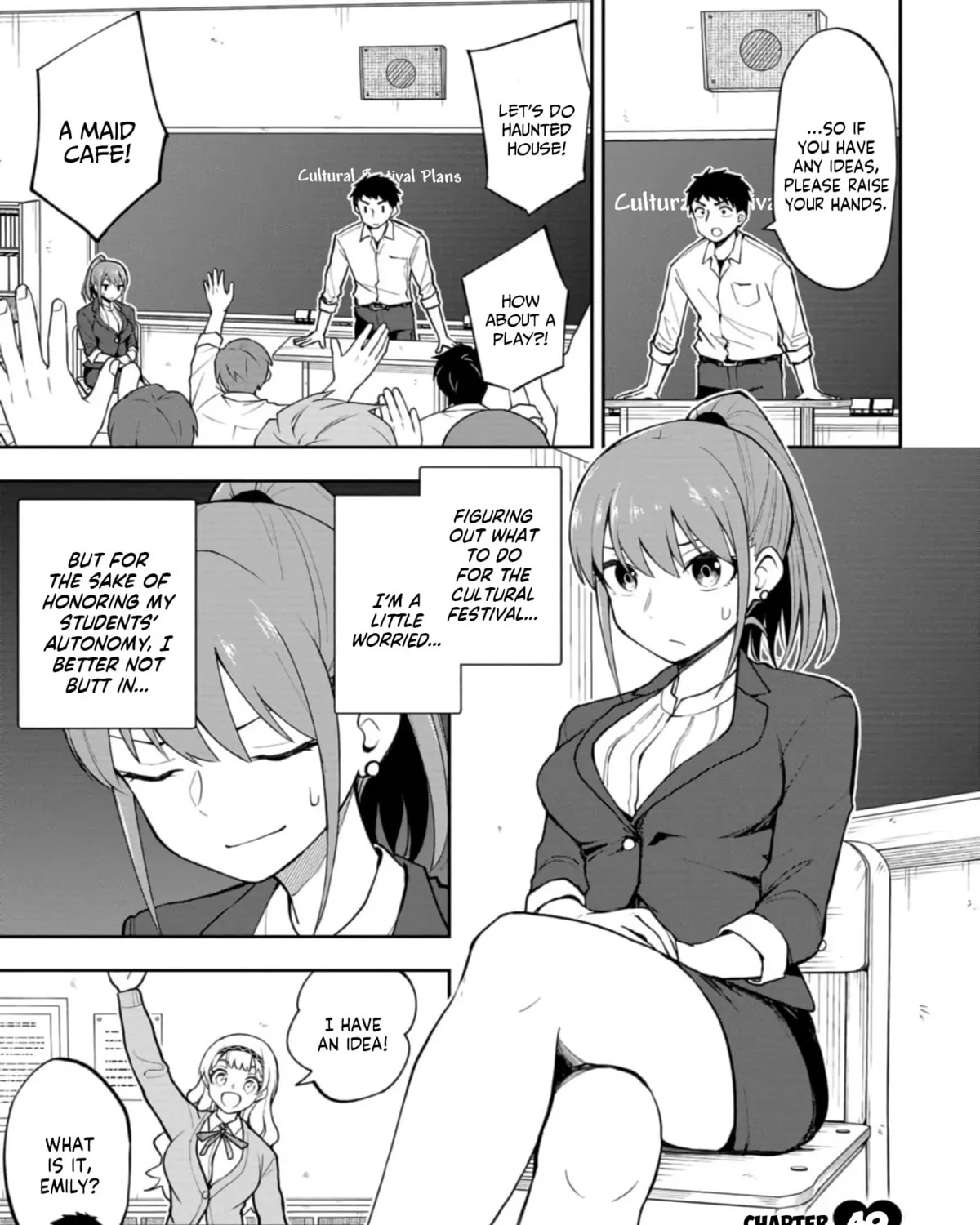 Mousou Sensei Chapter 40 page 1 - 