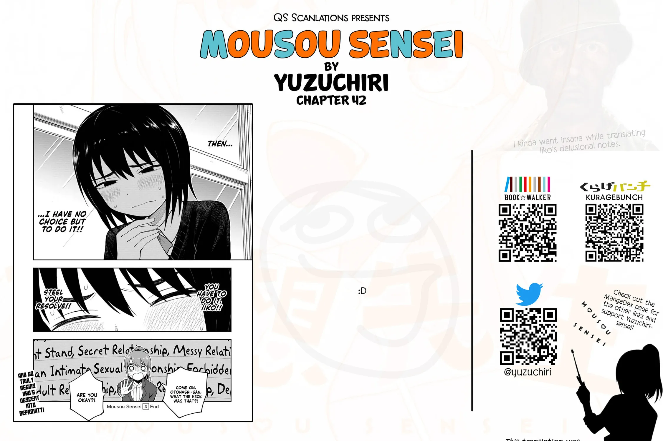 Mousou Sensei Chapter 42 page 19 - 