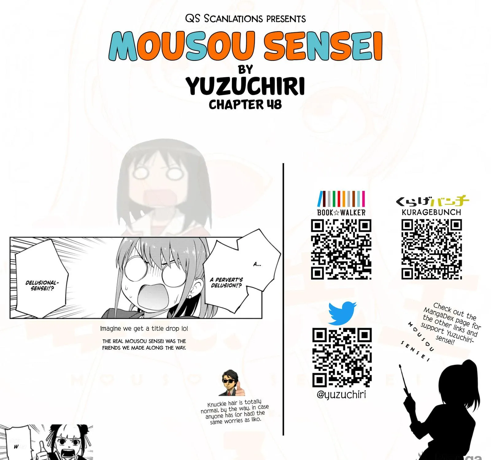 Mousou Sensei Chapter 48 page 19 - 