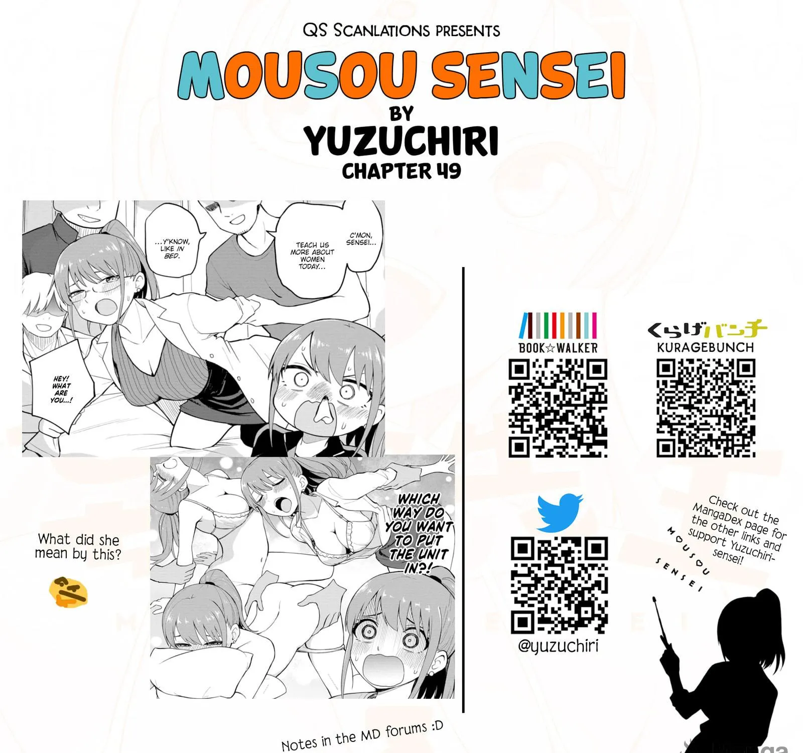 Mousou Sensei Chapter 49 page 19 - 