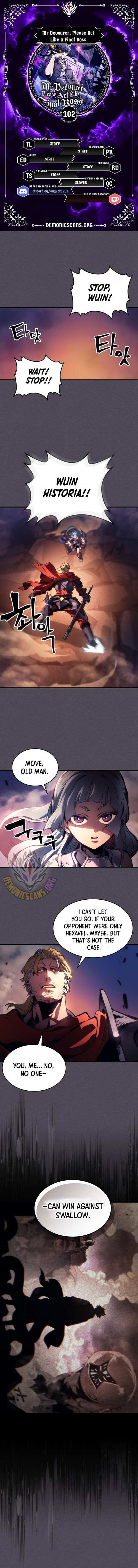 Mr Devourer, Please Act Like a Final Boss Chapter 102 page 2 - 