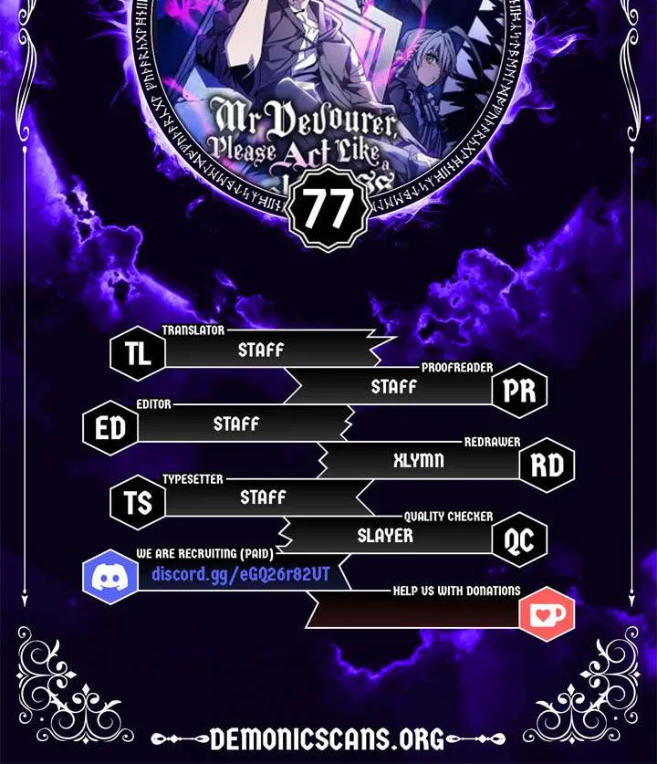 Mr Devourer, Please Act Like a Final Boss Chapter 77 page 9 - 