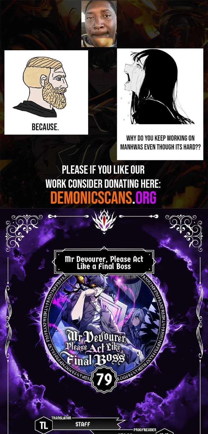 Mr Devourer, Please Act Like a Final Boss Chapter 79 page 1 - 