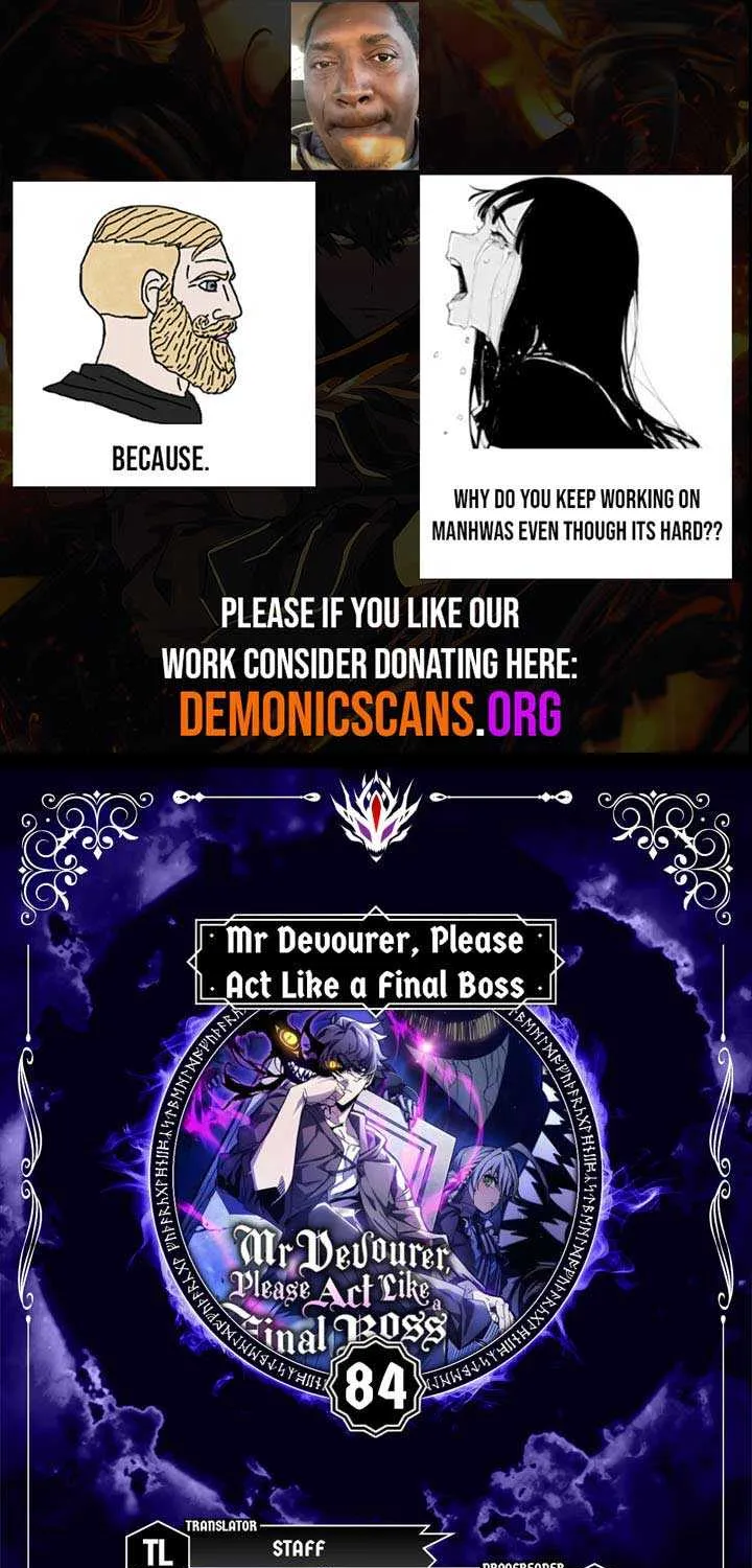 Mr Devourer, Please Act Like a Final Boss Chapter 84 page 2 - 