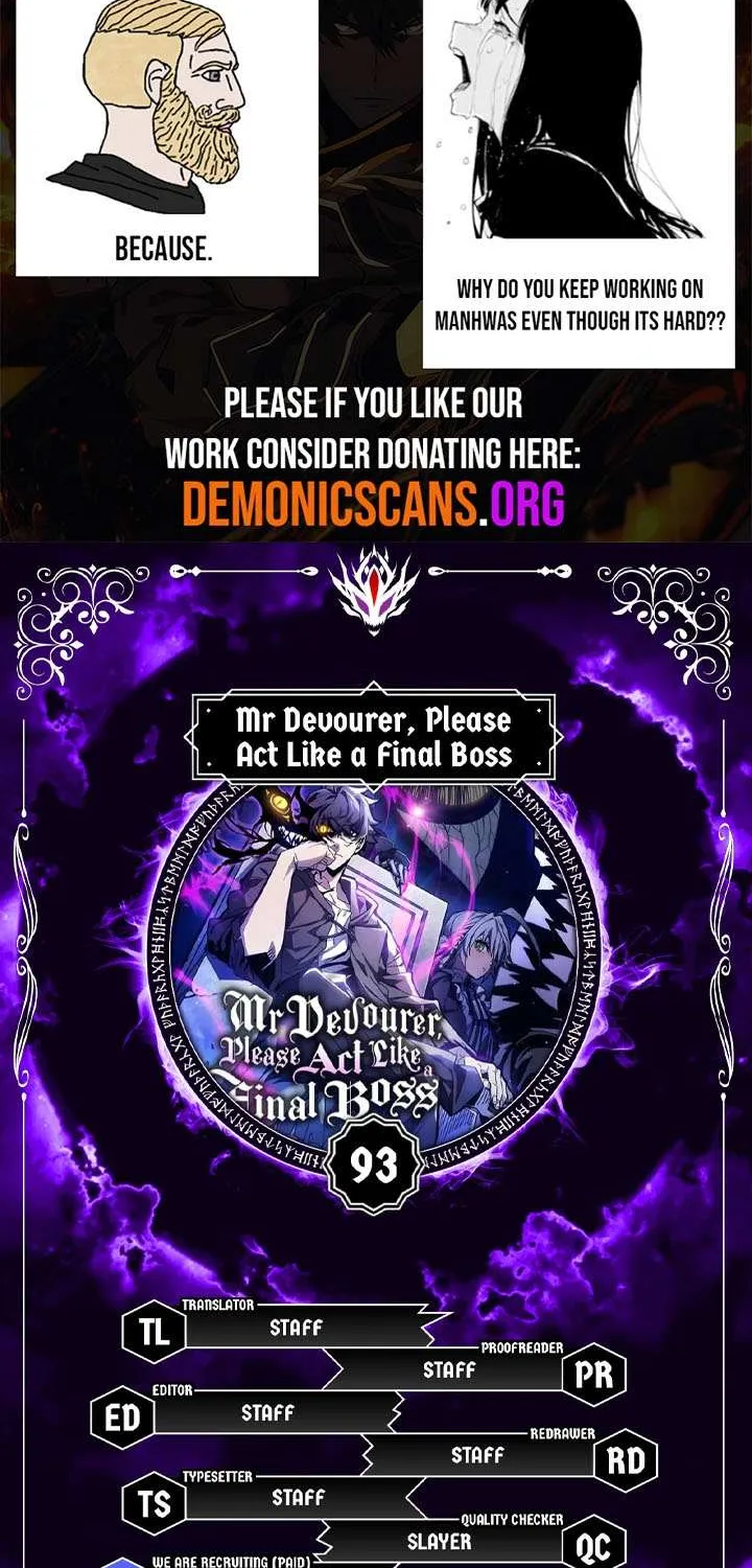 Mr Devourer, Please Act Like a Final Boss Chapter 93 page 7 - 