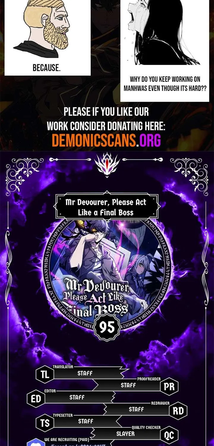 Mr Devourer, Please Act Like a Final Boss Chapter 95 page 7 - 