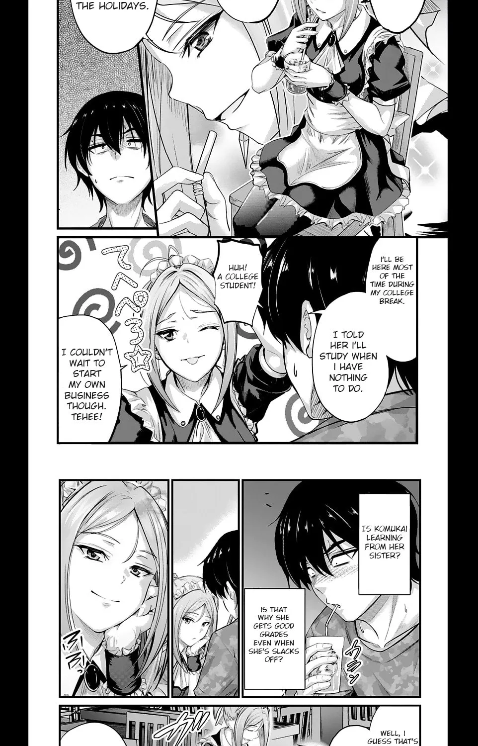 Mr. Komukai, who is good at slacking off, won