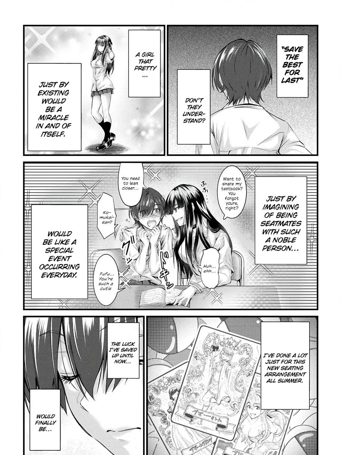 Mr. Komukai, who is good at slacking off, won