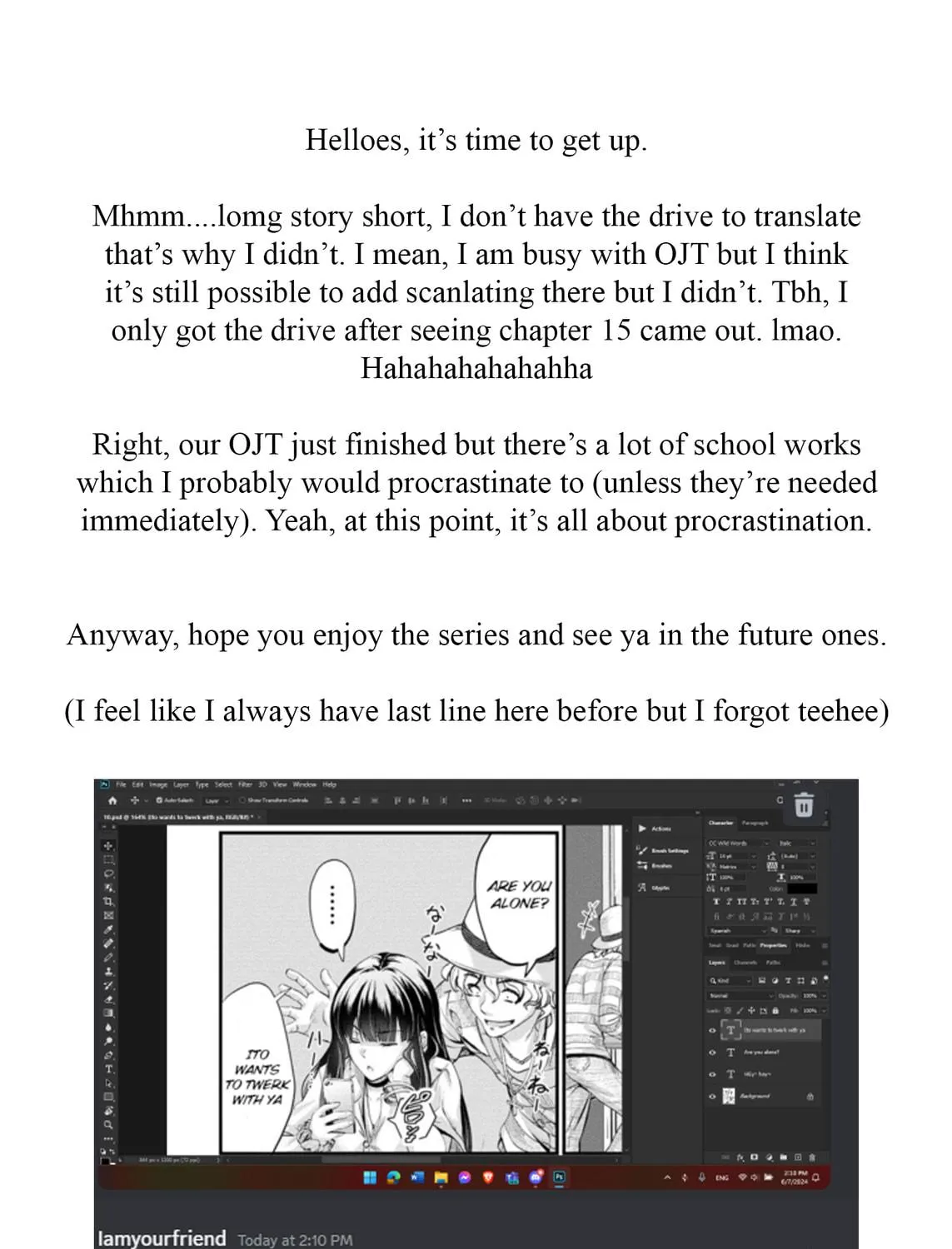 Mr. Komukai, who is good at slacking off, won