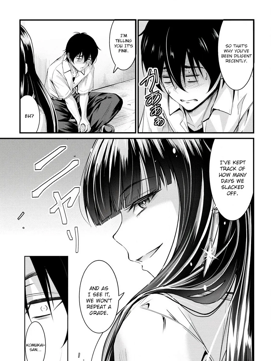 Mr. Komukai, who is good at slacking off, won
