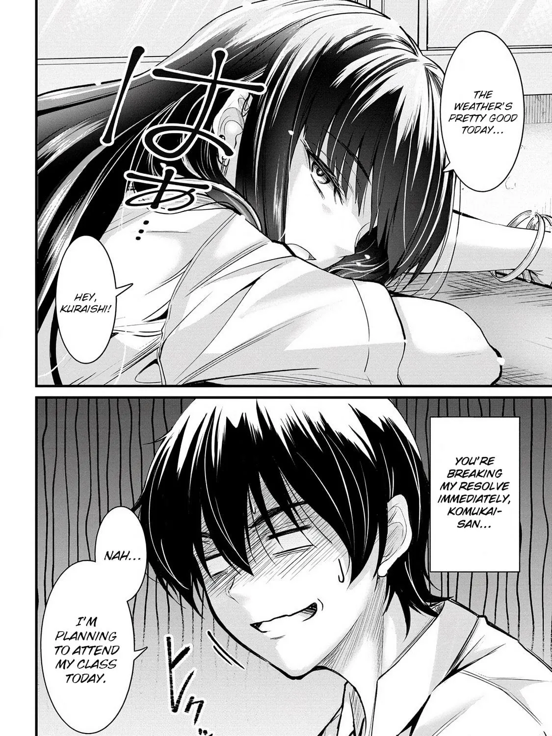Mr. Komukai, who is good at slacking off, won