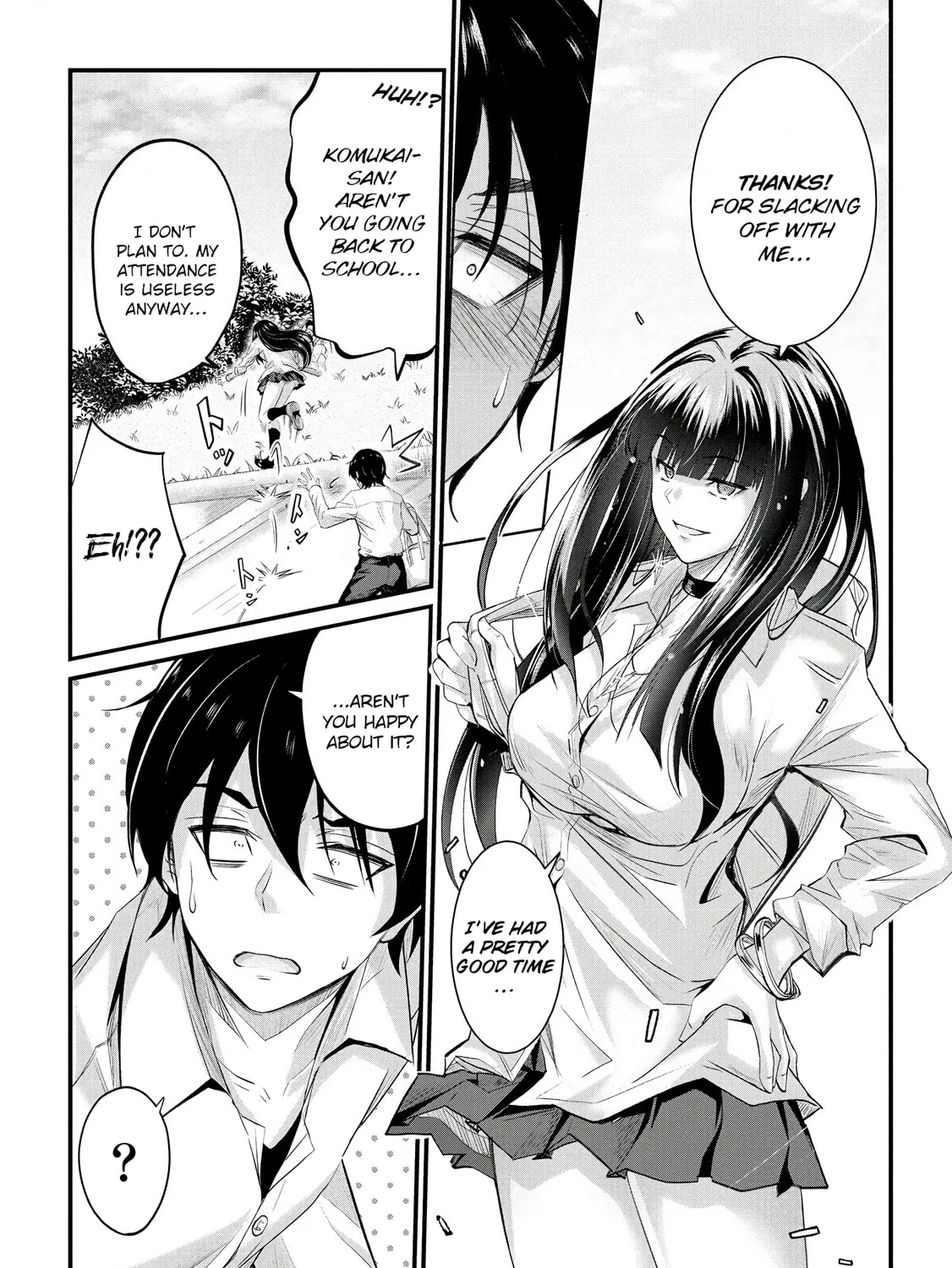 Mr. Komukai, who is good at slacking off, won